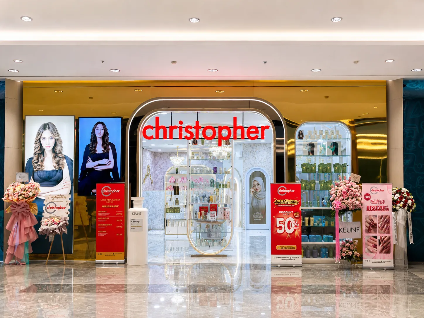 Christopher Salon Lippo Icon Cibubur branch